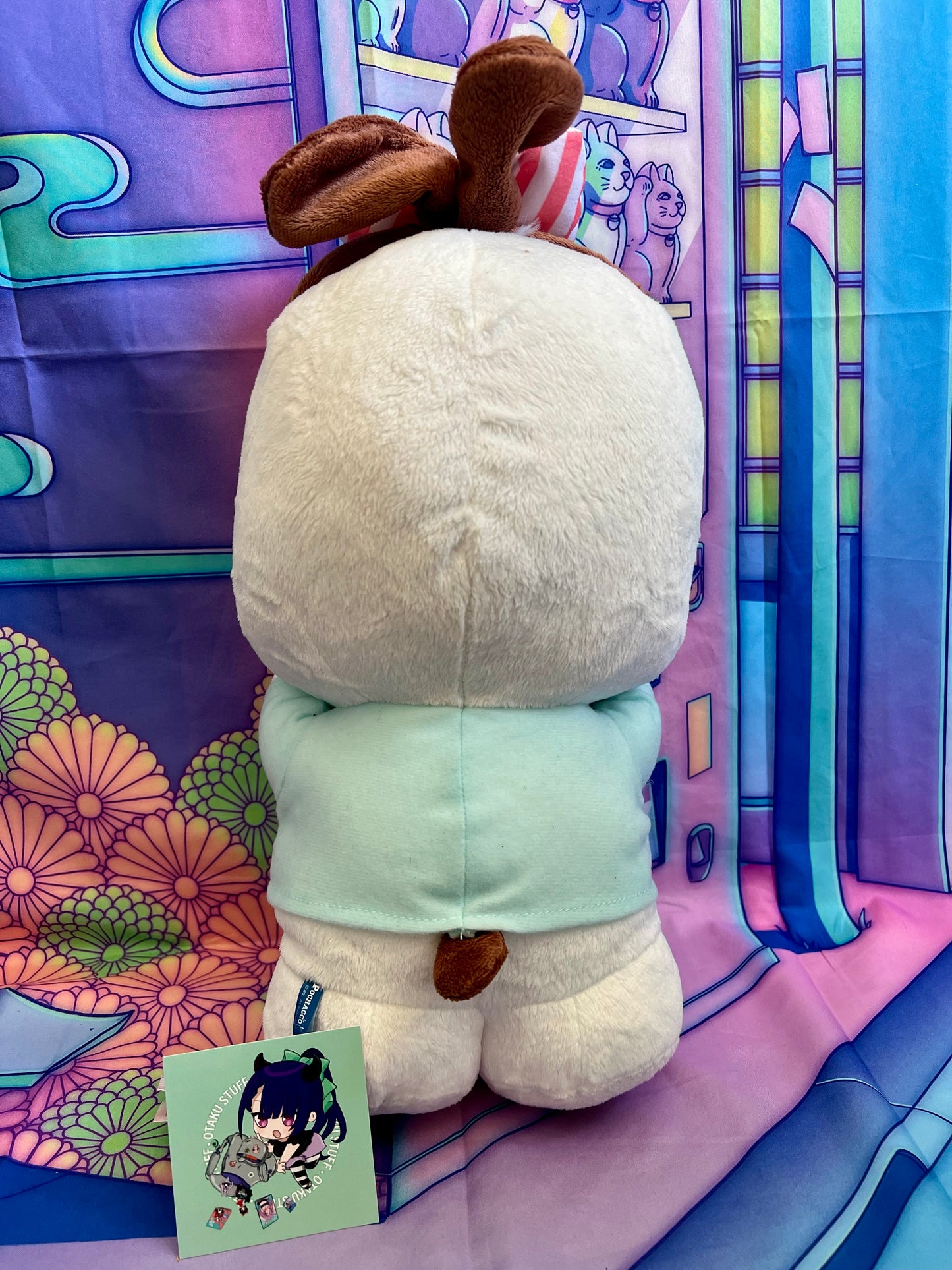 Grosse Peluche / Big Plush - Pochacco Mimi Musubi - Furyu x Sanrio - 40 cm - Neuve