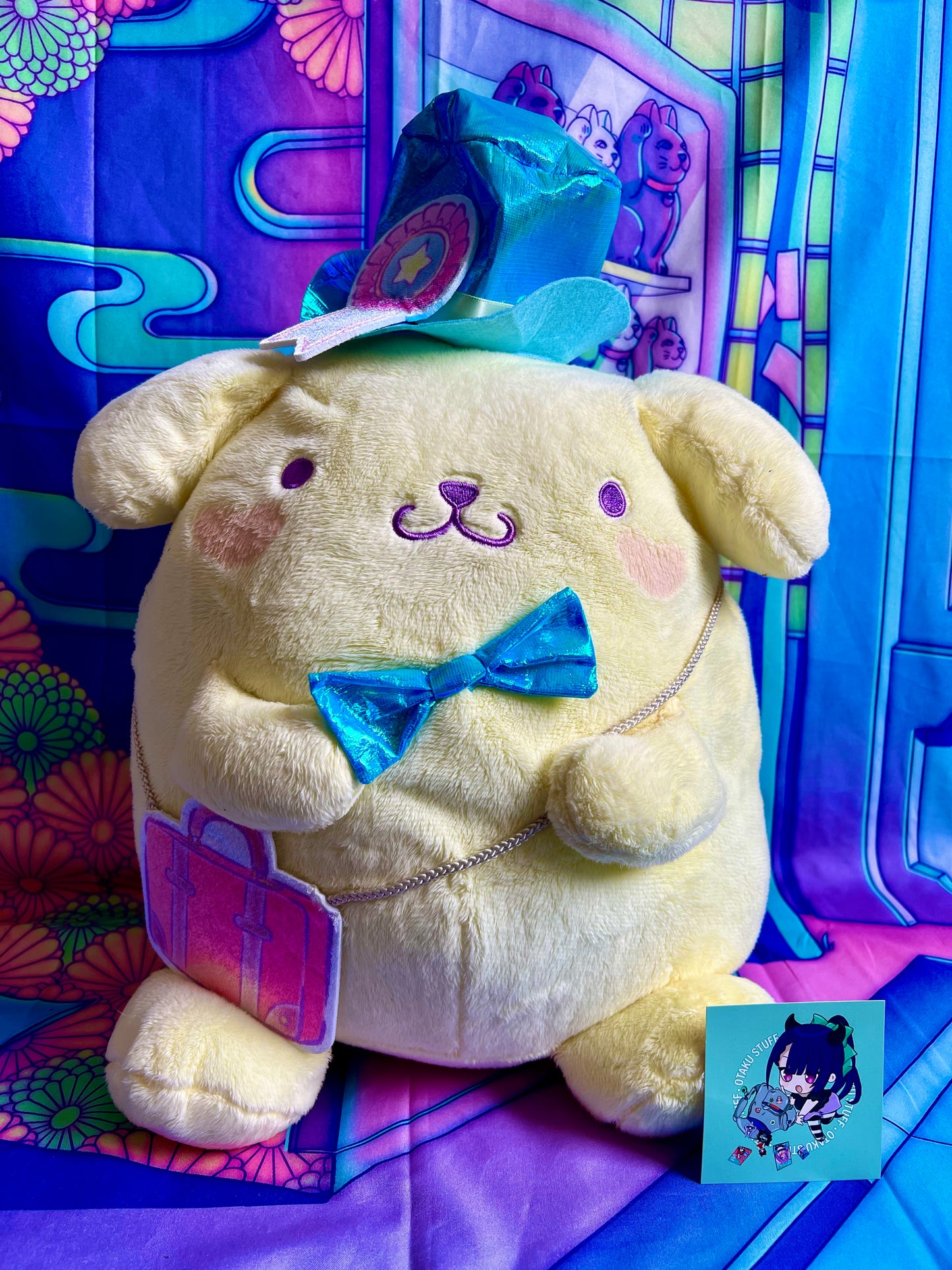 Grosse Peluche / Big Plush - Pompompurin Kirakira Fairy Tale Charahiroba - Furyu x Sanrio - 40 cm - Neuve