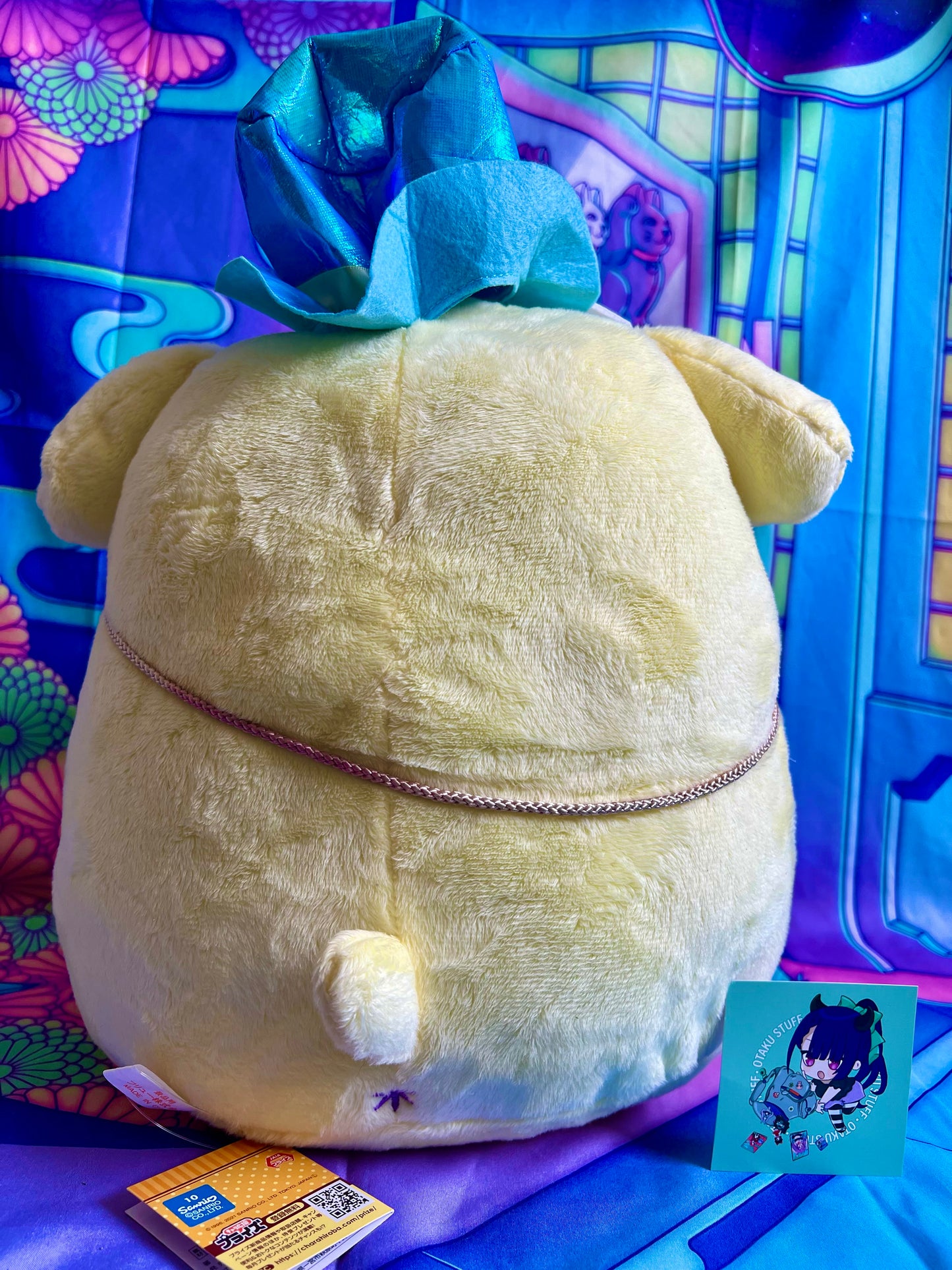 Grosse Peluche / Big Plush - Pompompurin Kirakira Fairy Tale Charahiroba - Furyu x Sanrio - 40 cm - Neuve
