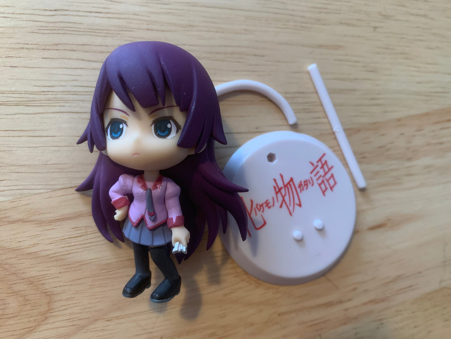 Figurine mini - Bakemonogatari - Senjogahara Hitagi - Banpresto / Craneking - Occasion