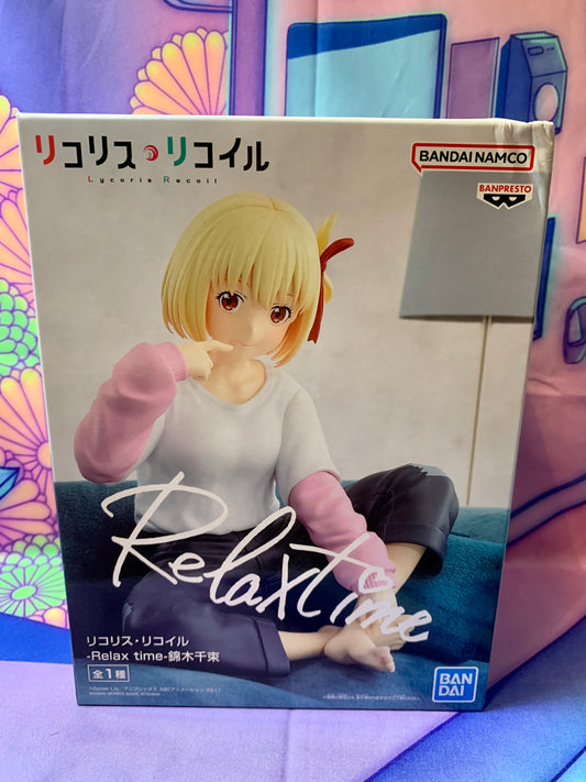 Lycoris Recoil - Nishikigi Chisato - Relax Time - Bandai Spirits - New (Damaged box)