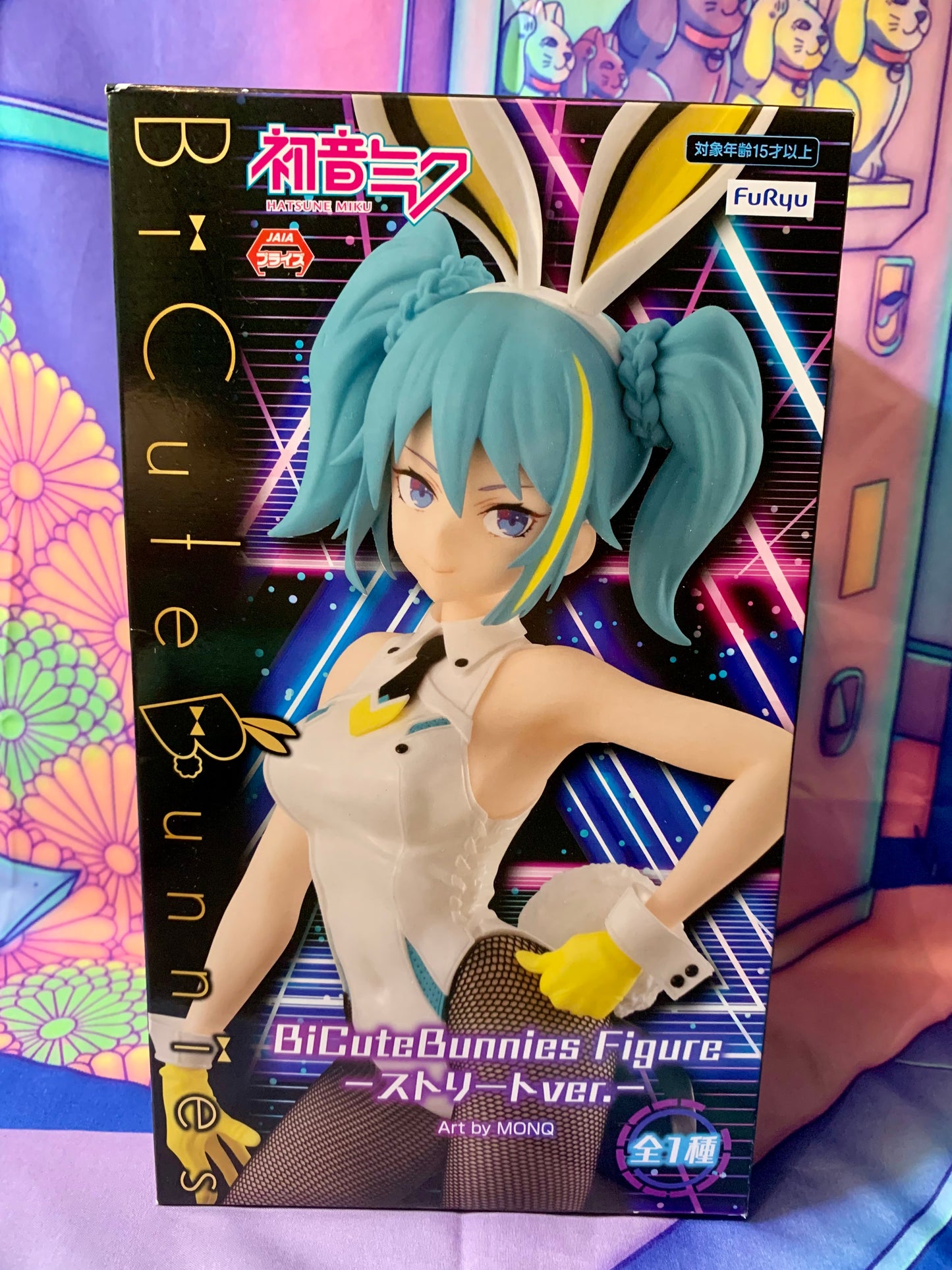 Hatsune Miku - BiCute Bunnies - Street ver. - FuRyu - New (Damaged box)
