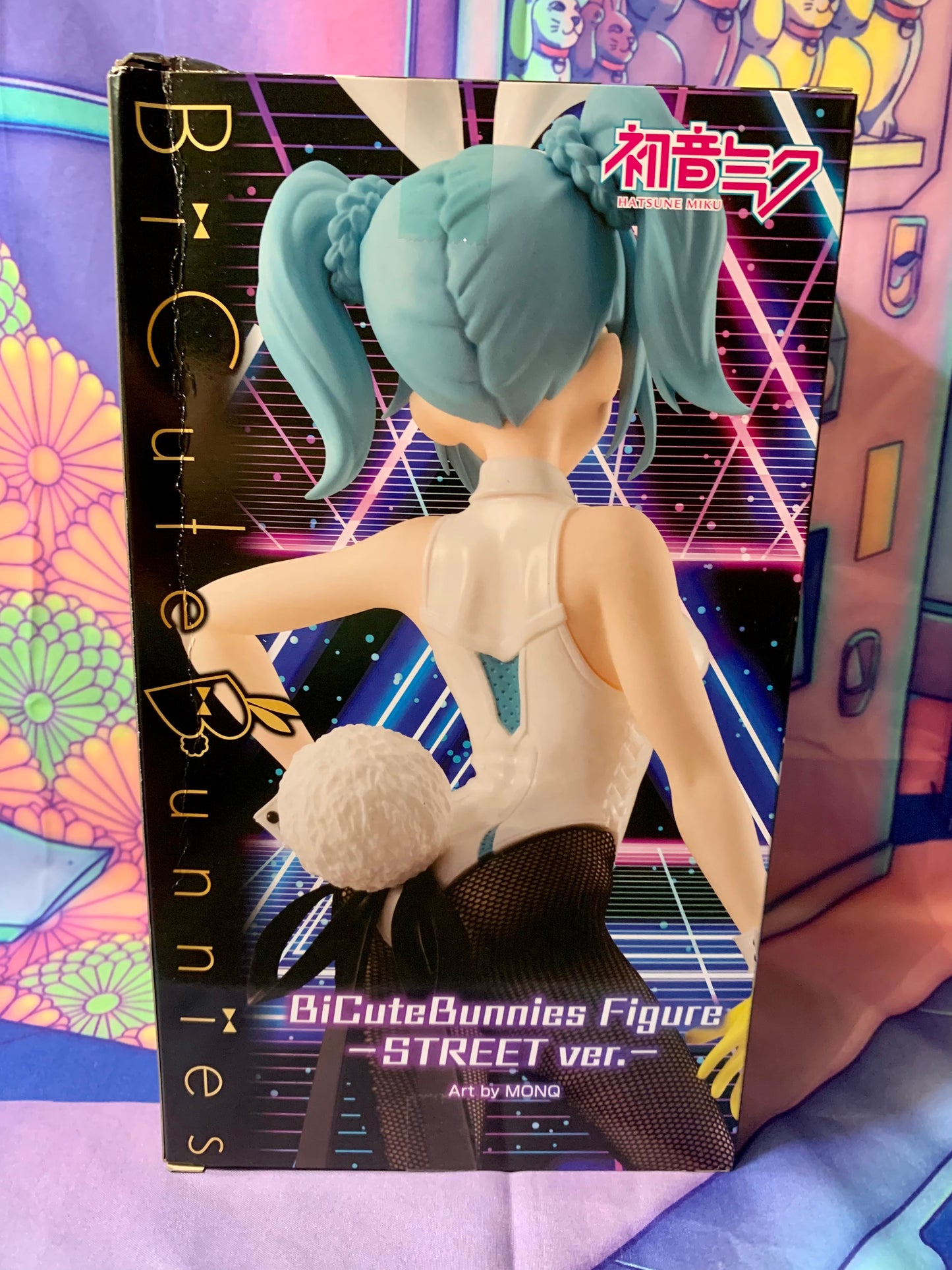 Hatsune Miku - BiCute Bunnies - Street ver. - FuRyu - New (Damaged box)