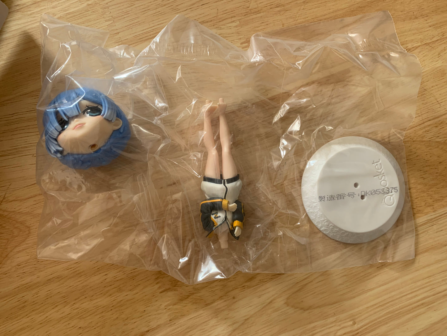 Figurine Q posket Re Zero - Rem Vol.2 A (costume noir) - Banpresto - Occasion