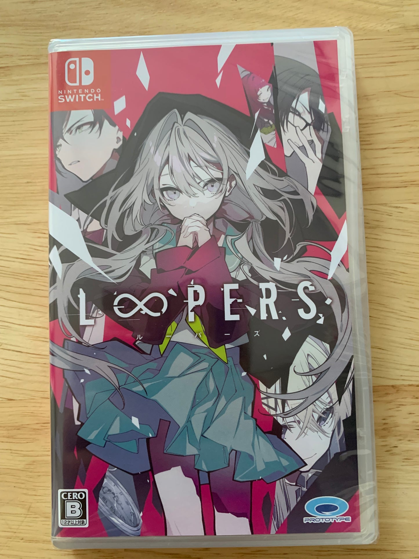 Jeu Nintendo switch - Loopers - Visual Novel (Langue Anglais) - Neuf