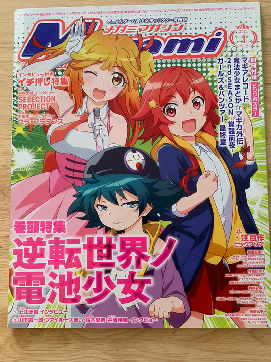 Japanese Magazine - Megami Magazine - January 2022 - With posters