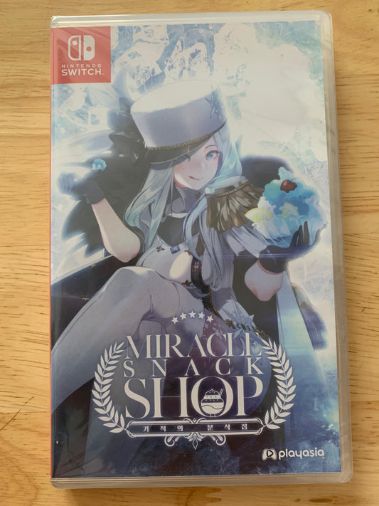 Nintendo switch game - Miracle Snack Shop - Visual Novel (English language) - Play-asia exclusive - New