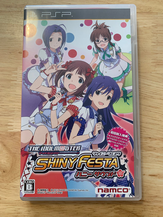 PSP game - The Idolmaster Shiny Festa Honey Sound - Used