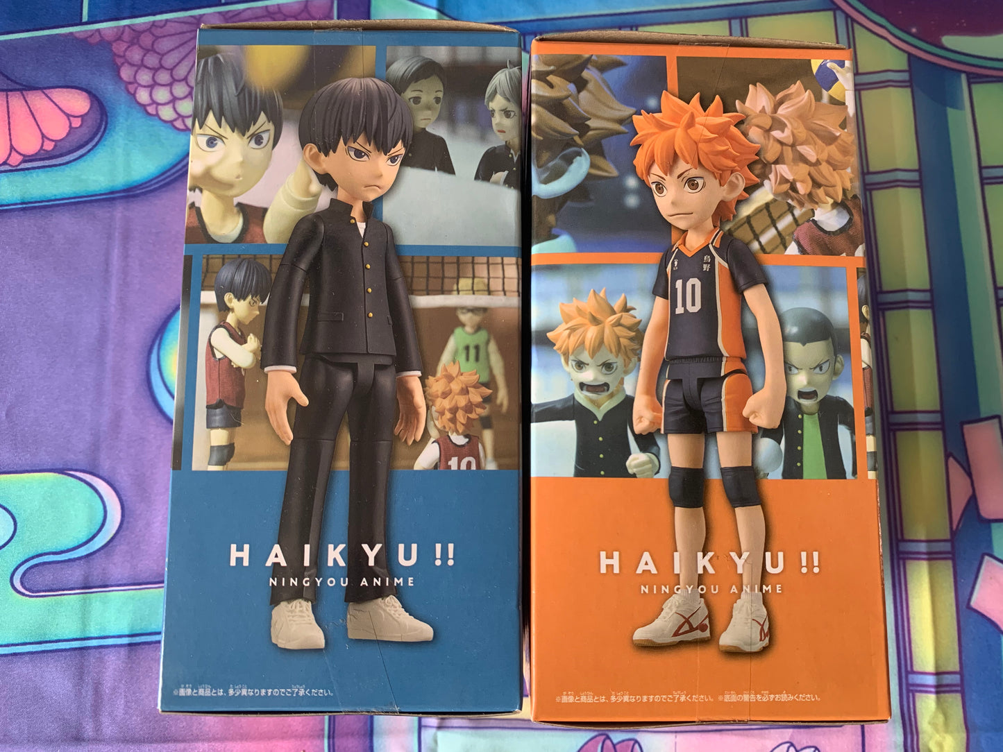 Figurine - Lot de 2 - Haikyu - Shoyo Hinata / Tobio Kageyama - Bandai