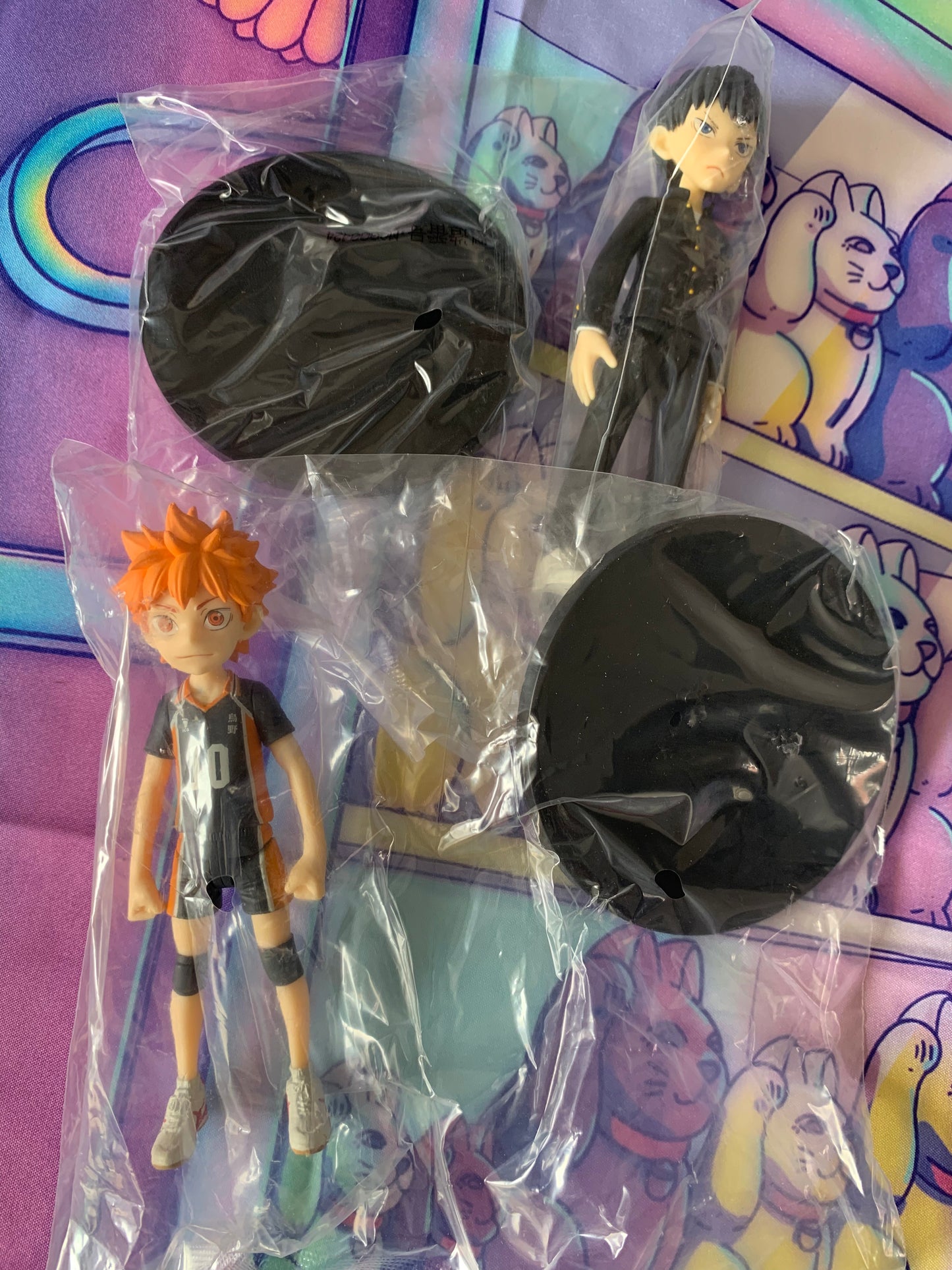 Figurine - Lot de 2 - Haikyu - Shoyo Hinata / Tobio Kageyama - Bandai