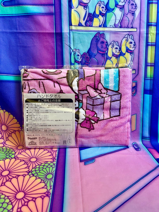 Lot 2 Hand Towel - Kuromi - Sanrio - Atari Kuji 20