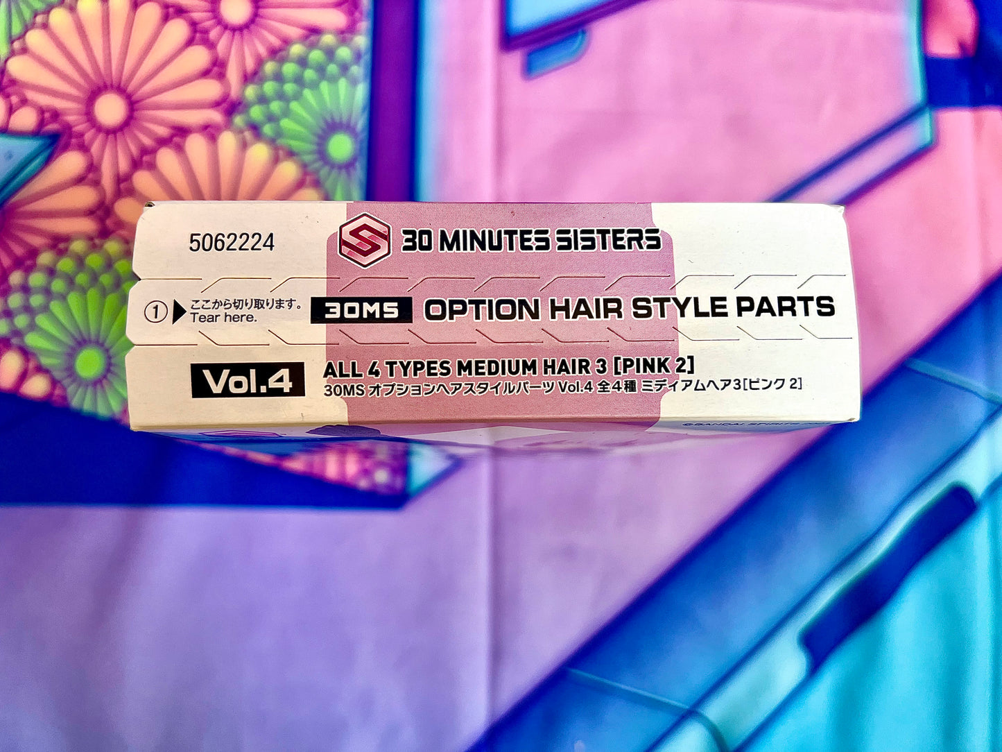 Model Kit - 30 Minutes Sisters 30MS - Hair Style Parts Vol.4 (Pink) - Bandai Namco - Non assemblé