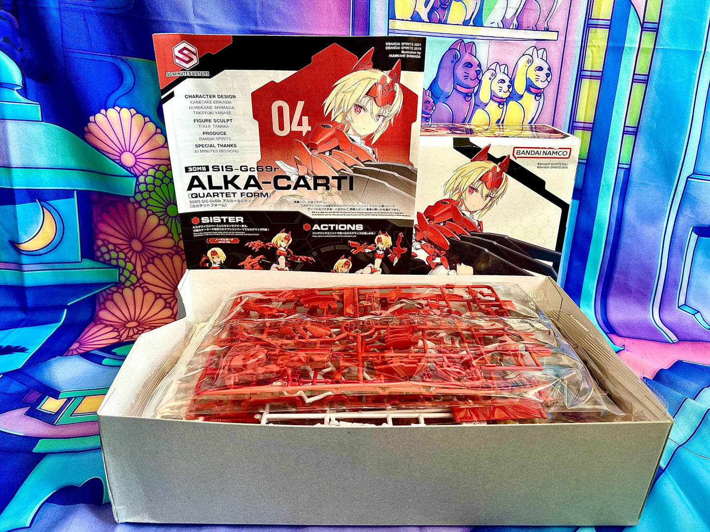 Model Kit - 30 Minutes Sisters 30MS - Sis-Gc69r Alka Carti (Quartet Form) - Bandai Namco - Non assemblé (Boite abimée)