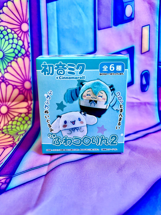 Hatsune Miku x Cinnamoroll - Fluffy Kororo Plush blind box Max Limited Vol.2 - Piapro x Sanrio