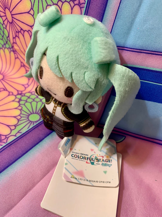 Plush Keychain - Project Sekai Colorful Stage ft. Hatsune Miku - Hatsune Miku - Vivid BAD SQUAD - SEGA - 10cm - new
