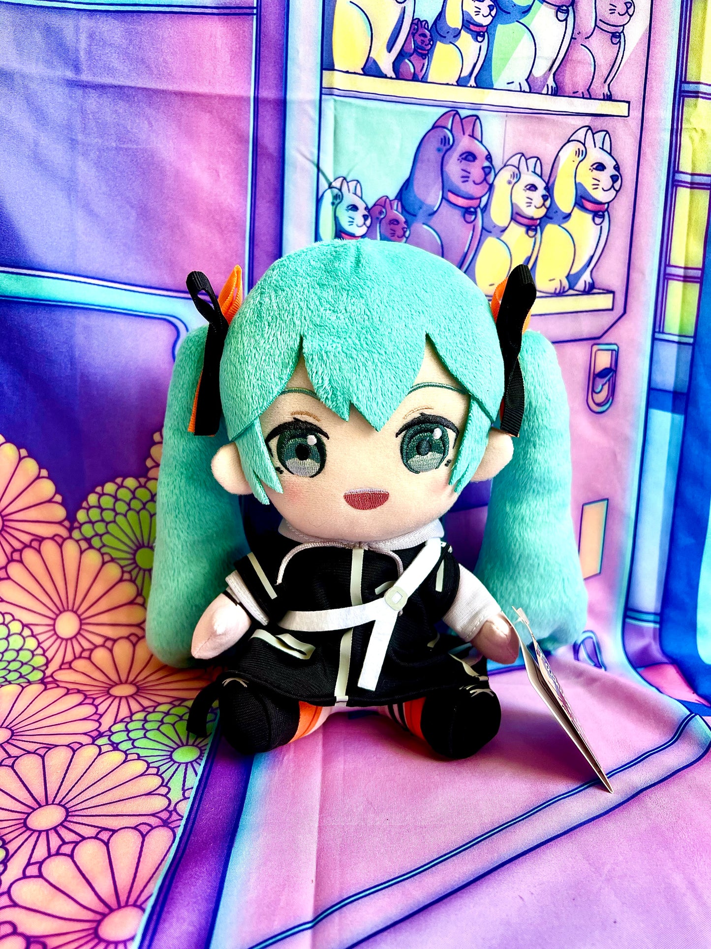 Plush - Hatsune Miku - Fashion Punk - Taito - 19cm - New