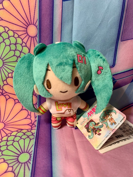 Plush Keychain - Hatsune Miku Live Stage - Love - SEGA - 10cm
