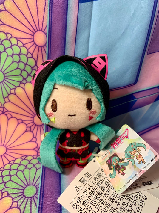 Plush Keychain - Hatsune Miku: Live Stage - SEGA - 10cm