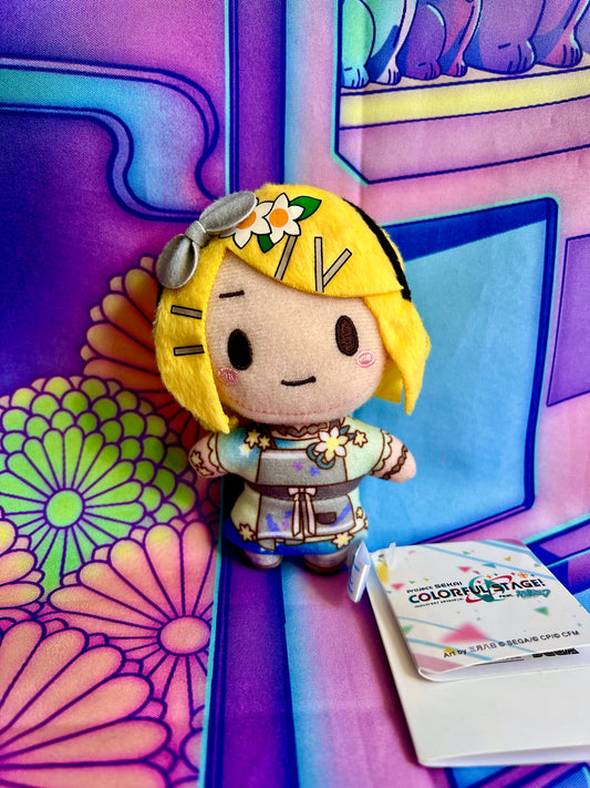 Plush Keychain - Project Sekai Colorful Stage ft. Hatsune Miku - Nightcord at 25 - Rin Kagamine - Sega - 10cm