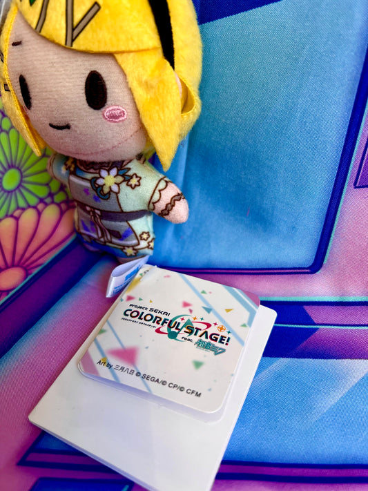Plush Keychain - Project Sekai Colorful Stage ft. Hatsune Miku - Nightcord at 25 - Rin Kagamine - Sega - 10cm