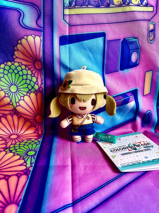 Plush Keychain - Project Sekai Colorful Stage ft. Hatsune Miku x Sanrio - Kohane Azusawa - Vivid BAD SQUAD - SEGA - 10cm