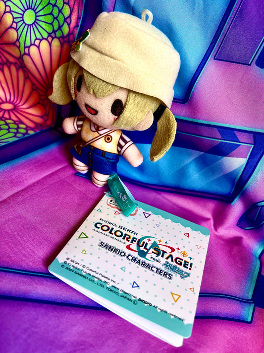 Plush Keychain - Project Sekai Colorful Stage ft. Hatsune Miku x Sanrio - Kohane Azusawa - Vivid BAD SQUAD - SEGA - 10cm