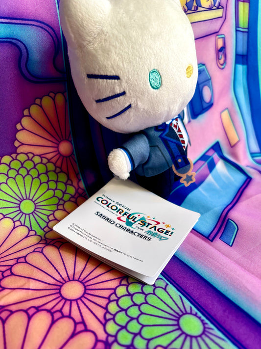 Plush Keychain - Project Sekai Colorful Stage ft. Hatsune Miku x Sanrio - Leo/Need - Dear Daniel x Ichika - Sega - 15cm
