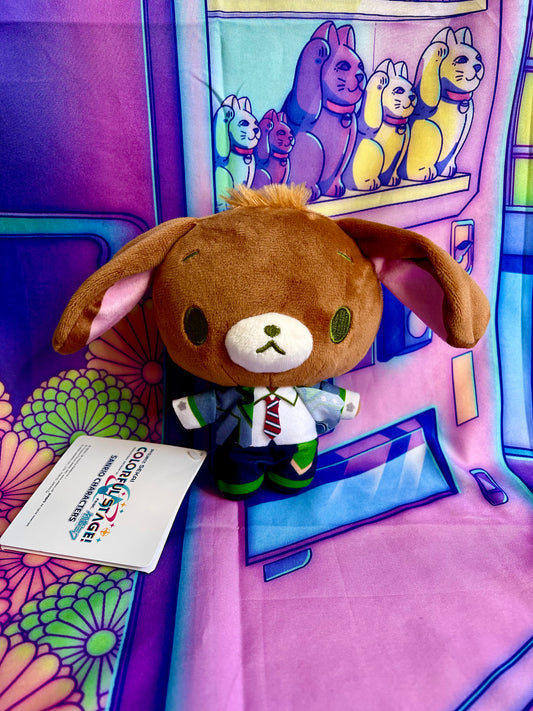 Plush Keychain - Project Sekai Colorful Stage ft. Hatsune Miku x Sanrio - Leo/Need - Sugarbunnies x Shiho (Brown) - Sega - 15cm