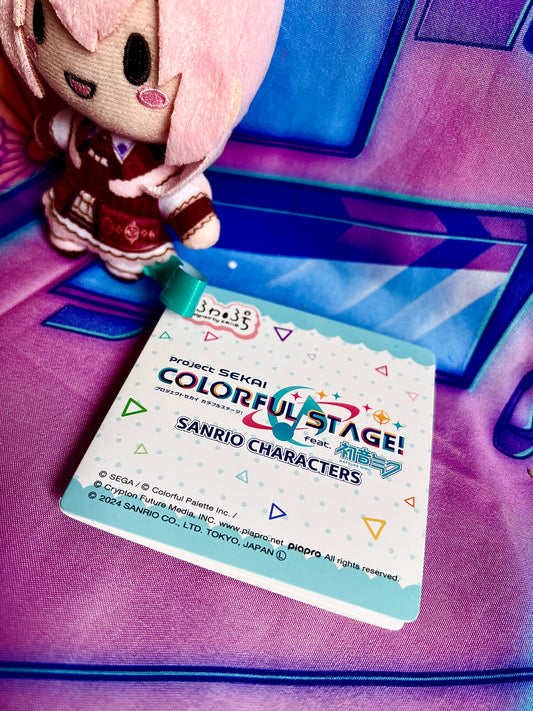 Plush Keychain - Project Sekai Colorful Stage ft. Hatsune Miku x Sanrio - Luka Megurine - Sega - 10cm