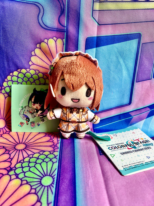 Plush Keychain - Project Sekai Colorful Stage ft. Hatsune Miku x Sanrio - Minori Hanasato - More more Jump - SEGA - 10cm