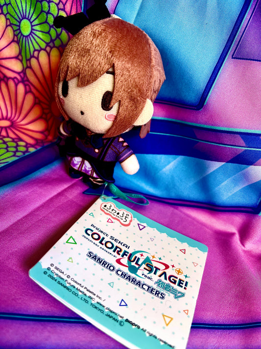 Plush Keychain - Project Sekai Colorful Stage ft. Hatsune Miku x Sanrio - Nightcord at 25 - Ena Shinonome - Sega - 10cm