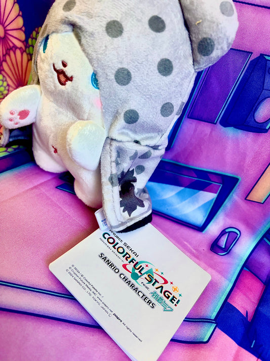 Plush Keychain - Project Sekai Colorful Stage ft. Hatsune Miku x Sanrio - Nightcord at 25 - Marumofubiyori x Kanade - Sega - 15cm