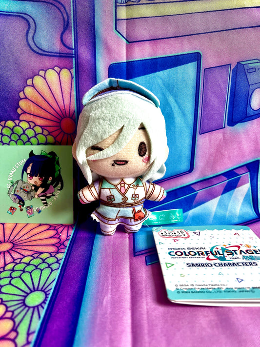 Plush Keychain - Project Sekai Colorful Stage ft. Hatsune Miku x Sanrio - Shizuku Hinomori - More more Jump - SEGA - 10cm