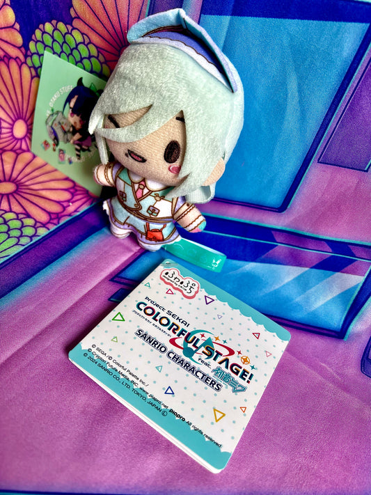 Plush Keychain - Project Sekai Colorful Stage ft. Hatsune Miku x Sanrio - Shizuku Hinomori - More more Jump - SEGA - 10cm