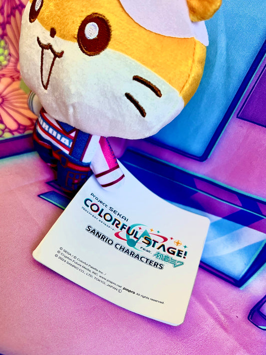 Plush Keychain - Project Sekai Colorful Stage ft. Hatsune Miku x Sanrio - Vivid Bad Squad - Corocorokuririn x Kohane - Sega - 15cm