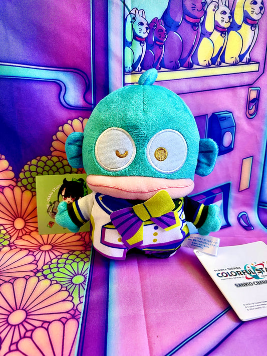 Plush Keychain - Project Sekai Colorful Stage ft. Hatsune Miku x Sanrio - Wonderlands x Showtime - Hangyodon x Rui - Sega - 15cm