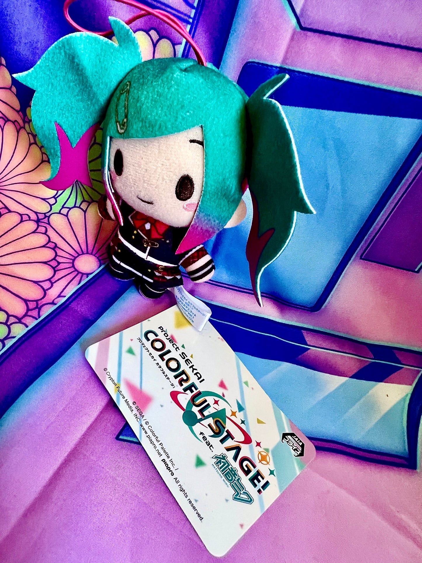 Peluche Nui - Project Sekai ft. Hatsune Miku - Miku - Leo Need - 1st edition (with string)