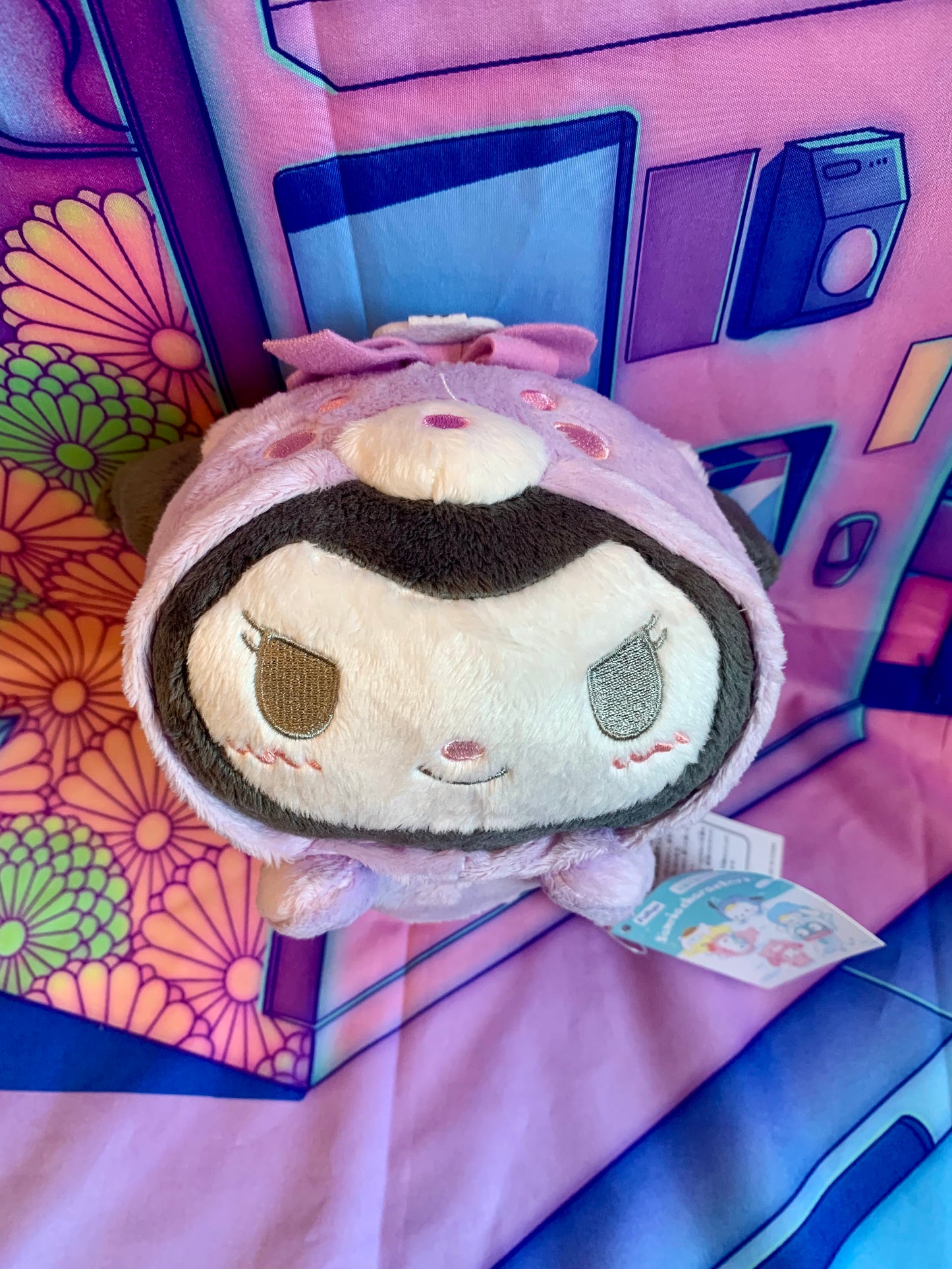 Plushie - Kuromi - Ice Friends Dressup Series - Sanrio - Furyu - Neuve