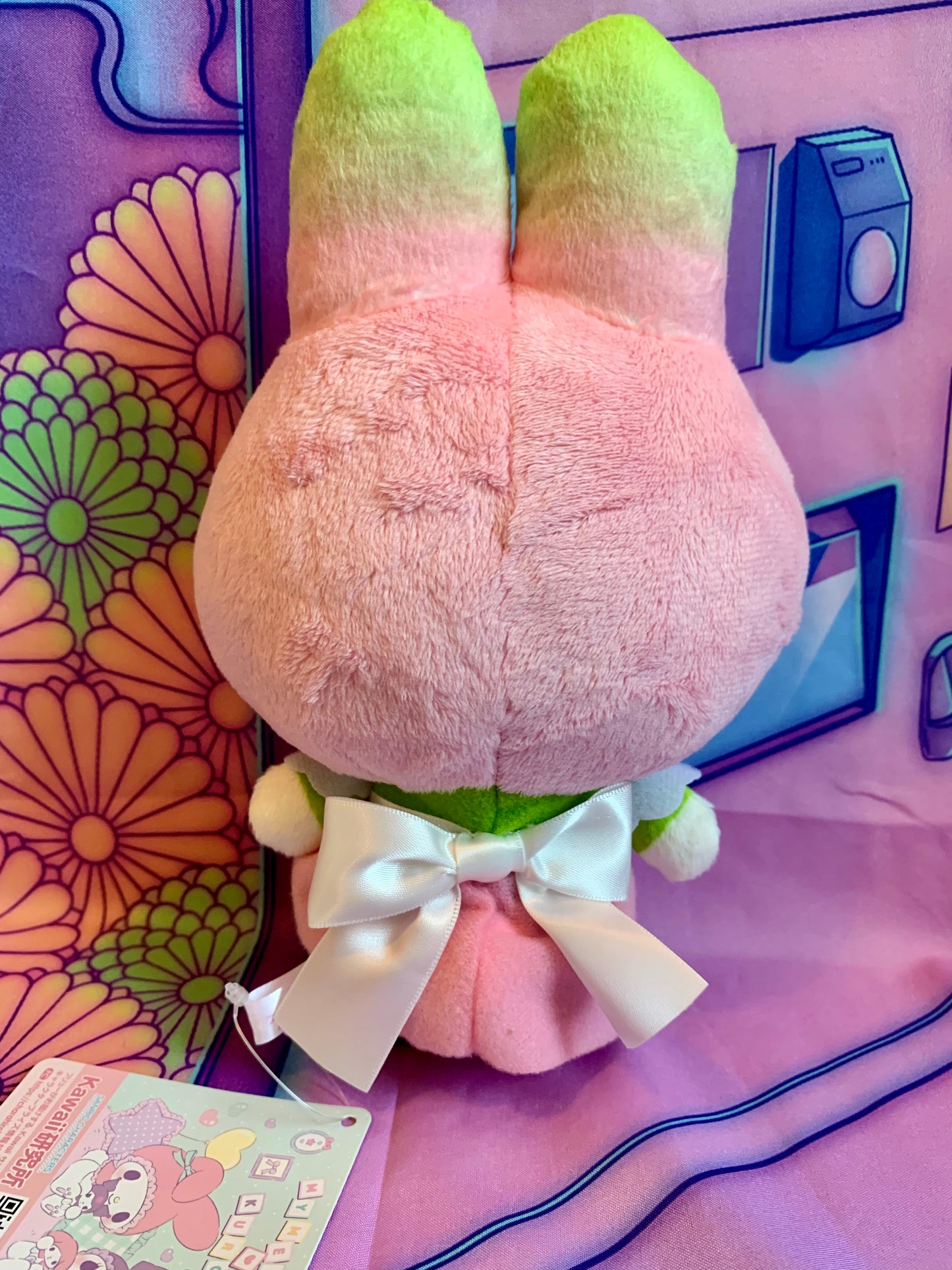 Plushie - My Melody x Kuromi - Japanese Cafe Style - Sanrio - Furyu - 22cm - Neuve
