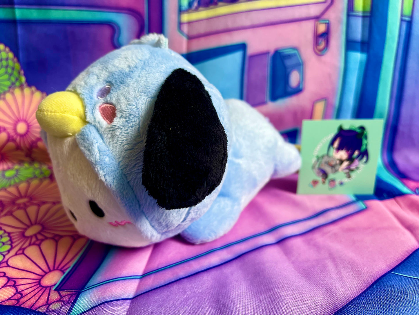 Peluche / Plush - Pochacco Blue Animal pyjamas - Sanrio x Furyu - 13x18 cm - Neuve