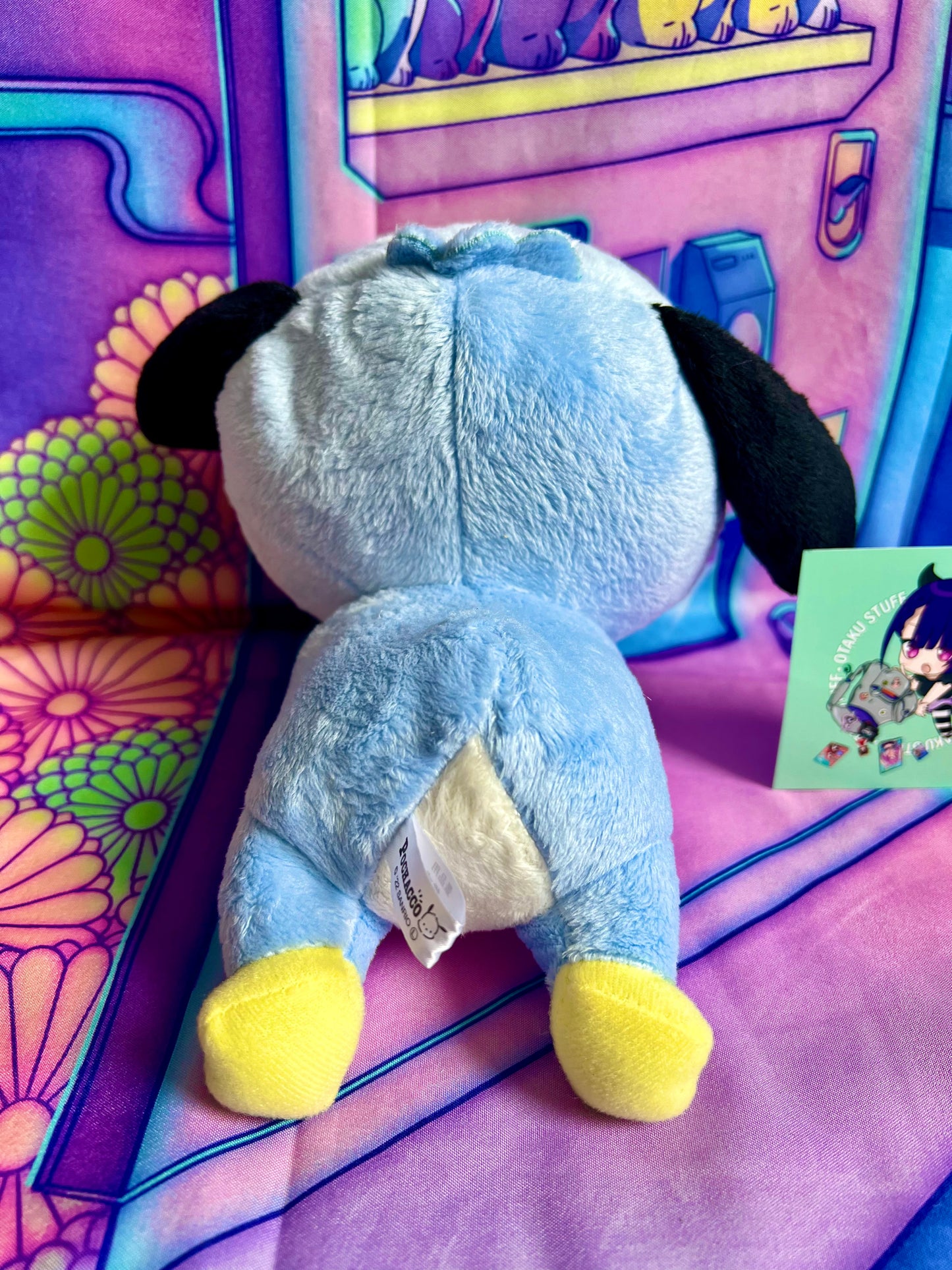 Peluche / Plush - Pochacco Blue Animal pyjamas - Sanrio x Furyu - 13x18 cm - Neuve