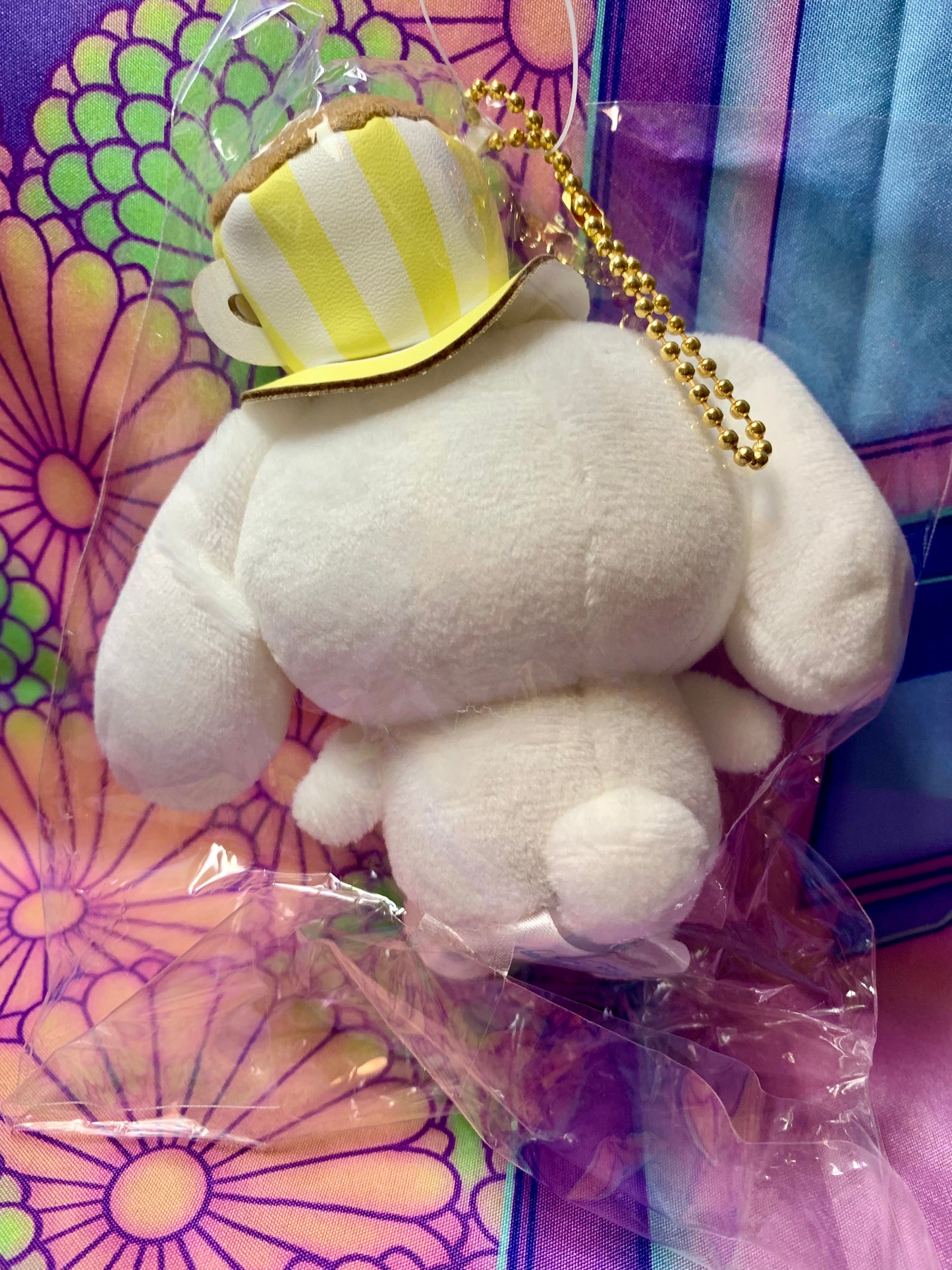 Peluche Porte clés / Plush Keychain - Cinnamoroll - Cafe Puroland - Sanrio - 12cm - Neuve