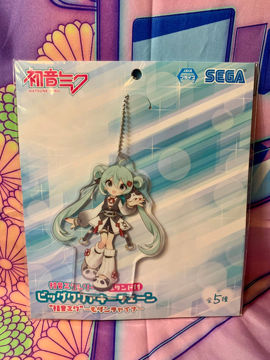 Acrylic Keychain Hatsune Miku Modern China (furhon Ver.) - Vocaloid - Piapro x Sega - New