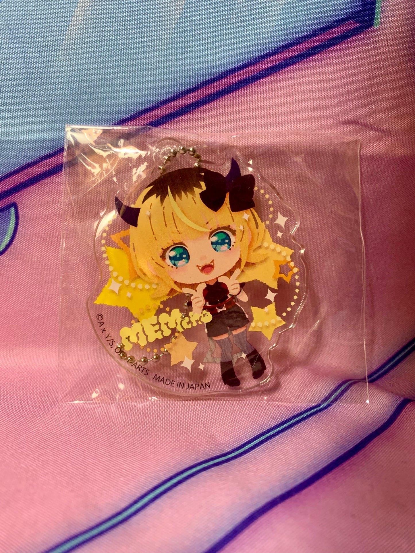 Porte clés / Keychain Oshi No Ko - Memcho - Takara Tomy Arts - 6cm - Comme neuf