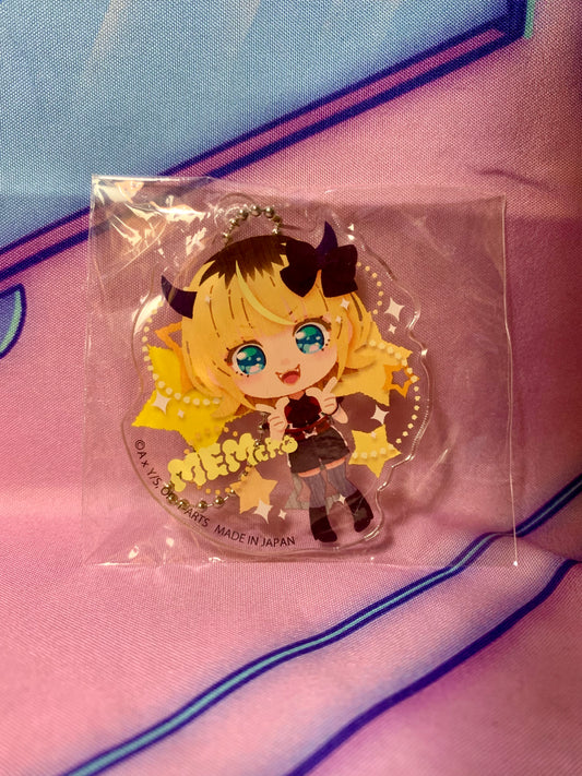 Oshi No Ko Keychain - Memcho - Takara Tomy Arts - 6cm - Like new