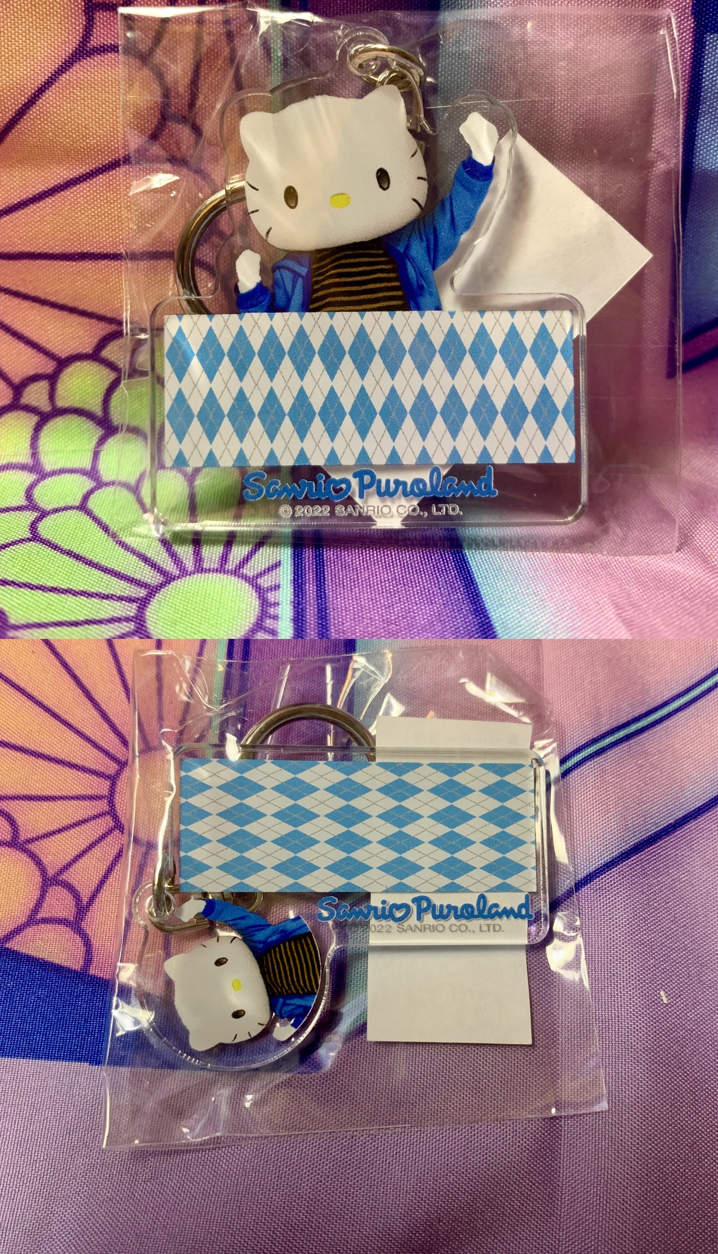 Lot de 2 Porte clés acrylique / Acrylic Keychain Dear Daniel - Sanrio Puroland - 2022 - Neuf