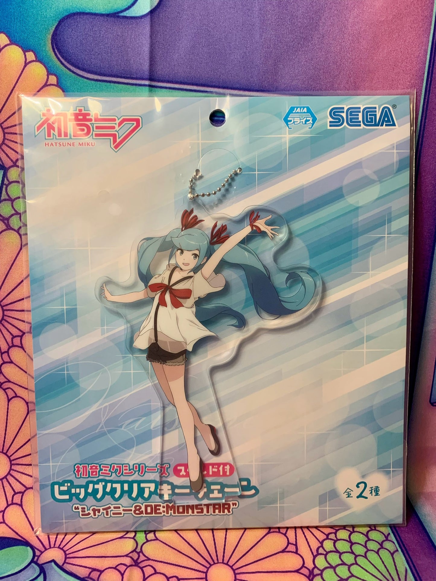 Porte clés acrylique / Stand - Hatsune Miku - Shiny - Sega Piapro - 15cm