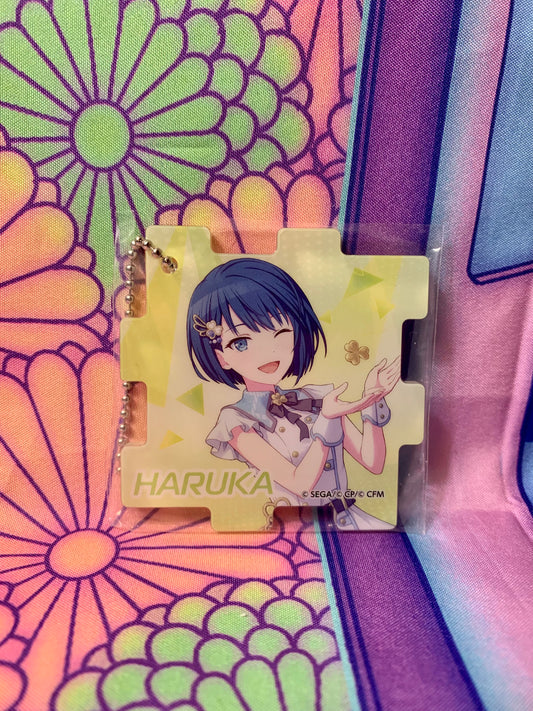 Acrylic key ring / acrylic Keychain Project Sekai Colorful Stage ft. Hatsune Miku - Haruka Kiritani - More more Jump - sega