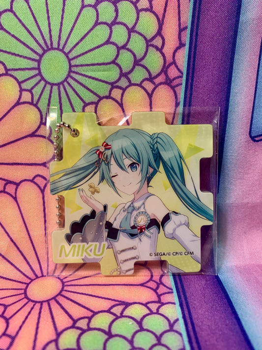 Acrylic key ring / acrylic Keychain Project Sekai Colorful Stage ft. Hatsune Miku - Miku - More more Jump - sega