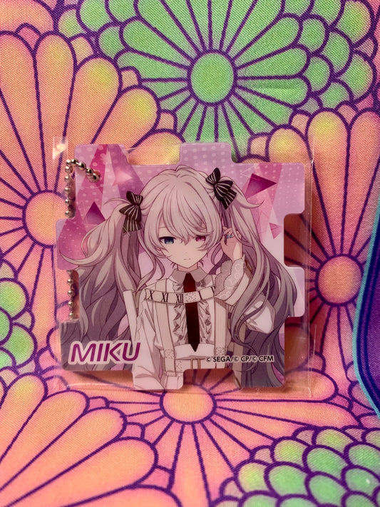 Acrylic key ring / acrylic Keychain Project Sekai Colorful Stage ft. Hatsune Miku - Miku - Nightcord at 25 - sega